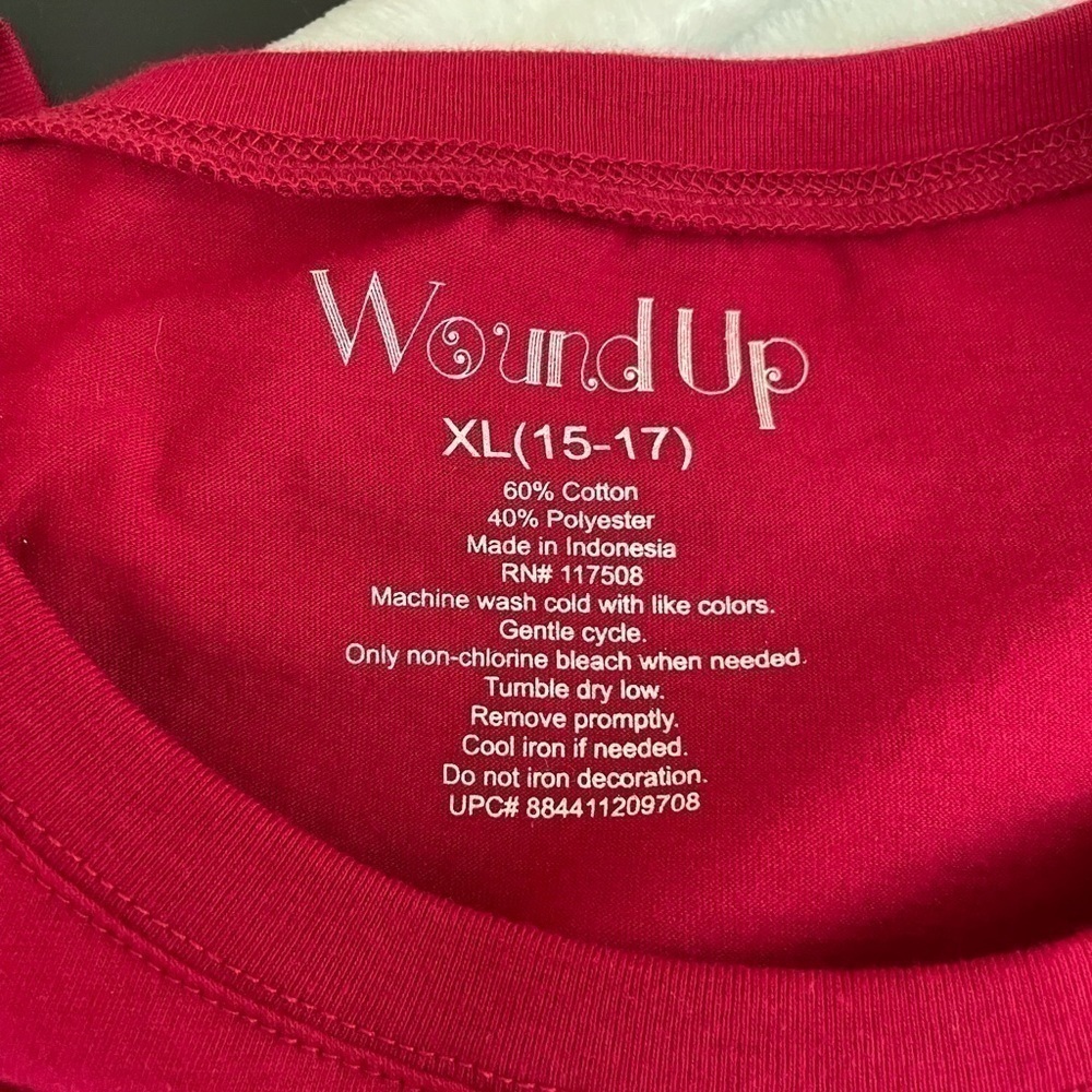 𝅺Wound Up Short Sleeve T-Shirt • Used • XL (15-17) Juniors​ - Picture 5 of 6